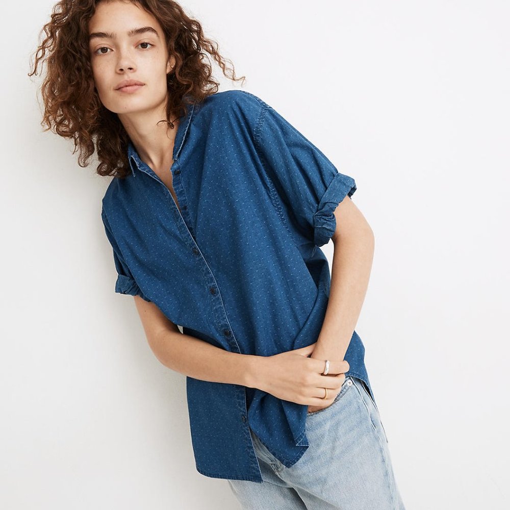 [NWT] Madewell Denim Button Down Shirt